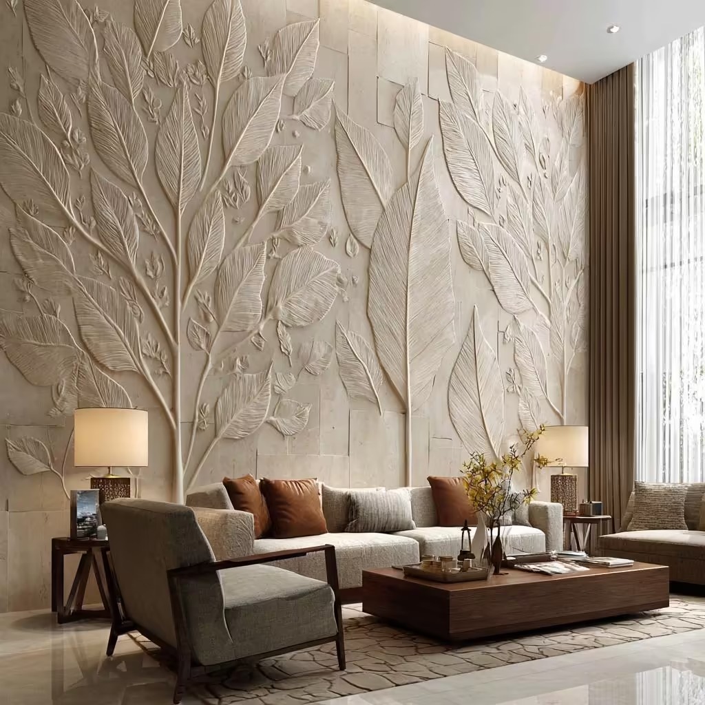 Marble sheet wall installation